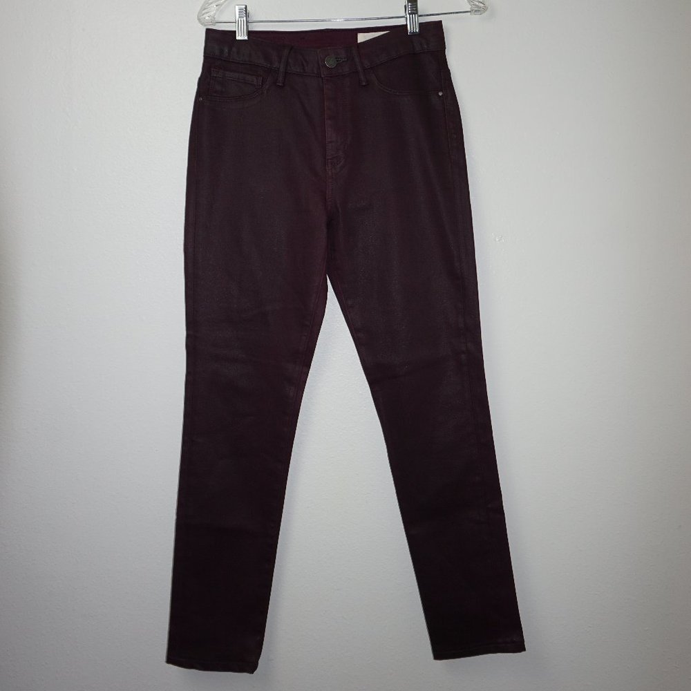 Treasure & Bond High Waisted Coated Pants